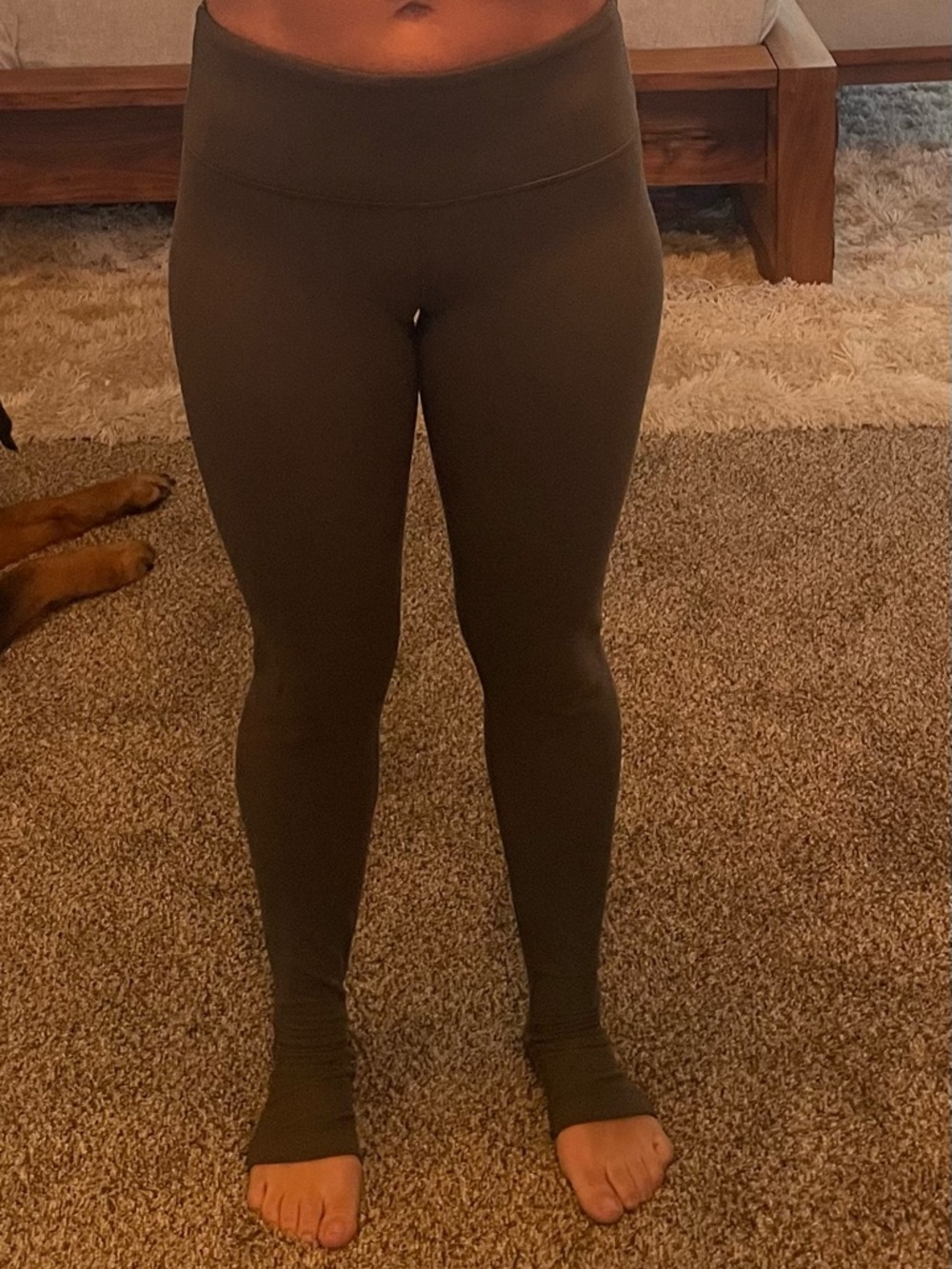 lululemon athletica Olive Green High-Rise Leggings